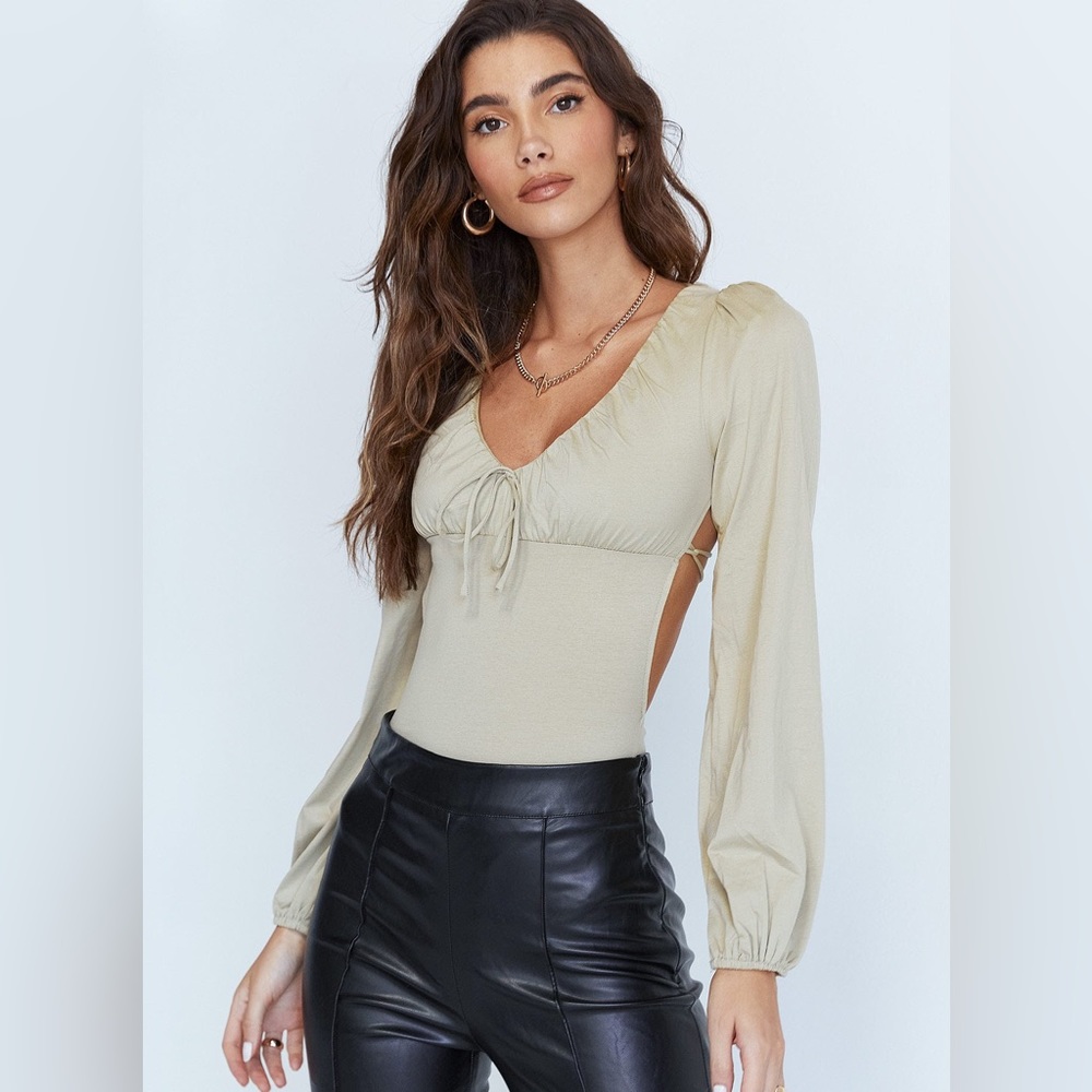 Princess Polly Patsy Bodysuit Green NWT